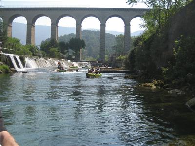 Kayaking at Fontaine de Vaucluse